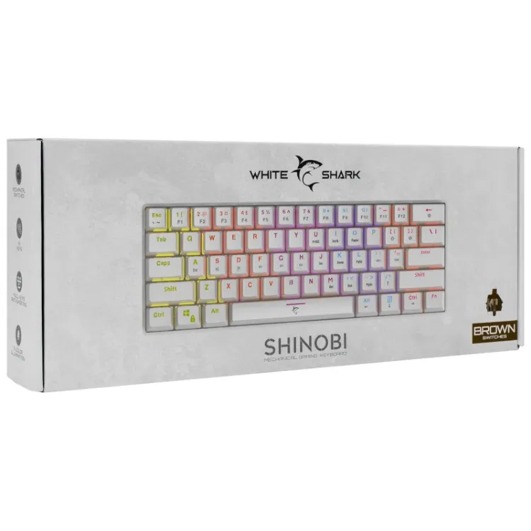 Alles WHITE SHARK tipkovnica GK-2022 SHINOBI