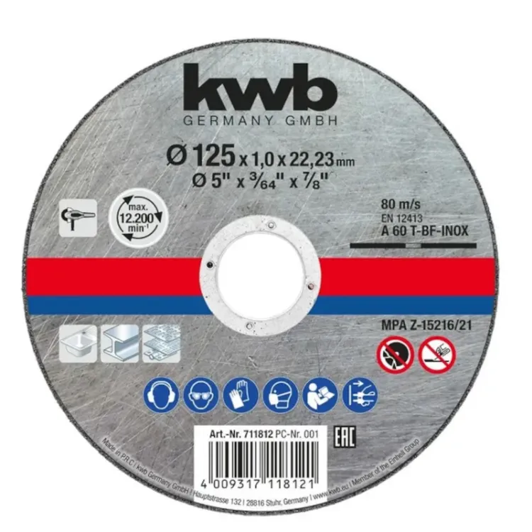 Alles KWB rezna ploča tanka 125X1,0mm