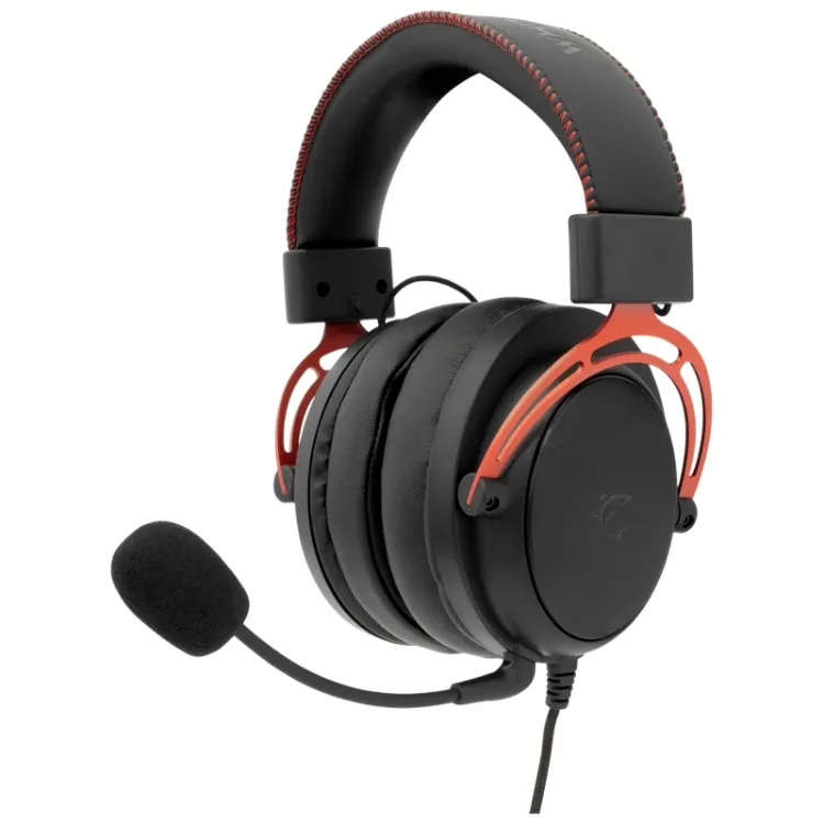 Alles WHITE SHARK slušalice GH 2341 HEADSET CRNO CRVENE