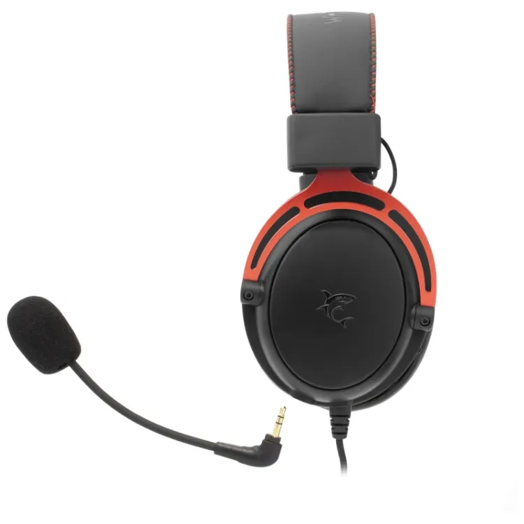 Alles WHITE SHARK slušalice GH 2341 HEADSET CRNO CRVENE