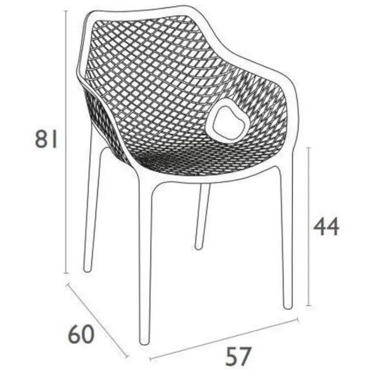 alles Stolica AIR XL SIVA 248239