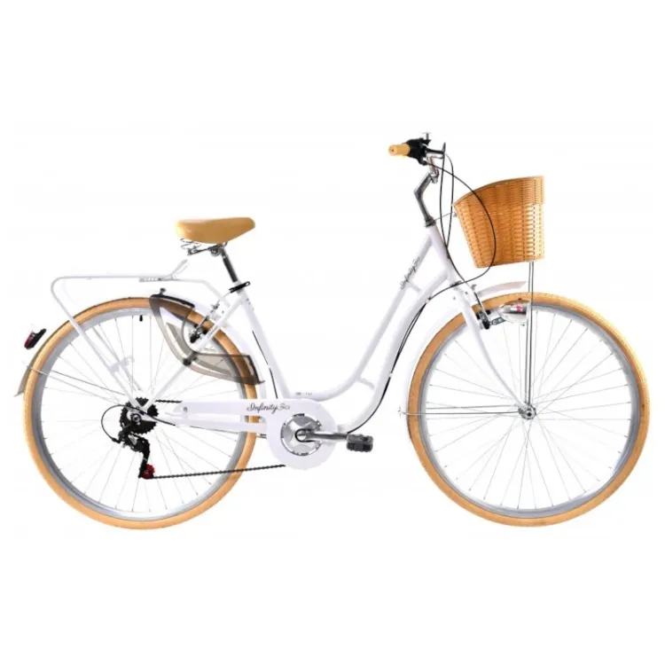 Alles ADRIA bicikl INFINITY 28" BIJELO-SMEĐI