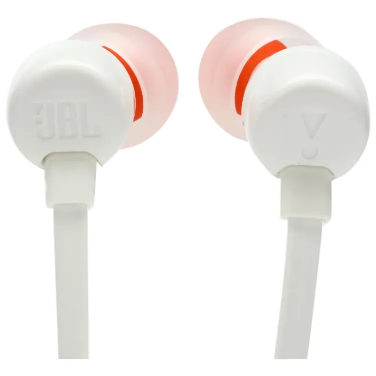 Slika JBL slušalice s mikrofonom T110 bijele