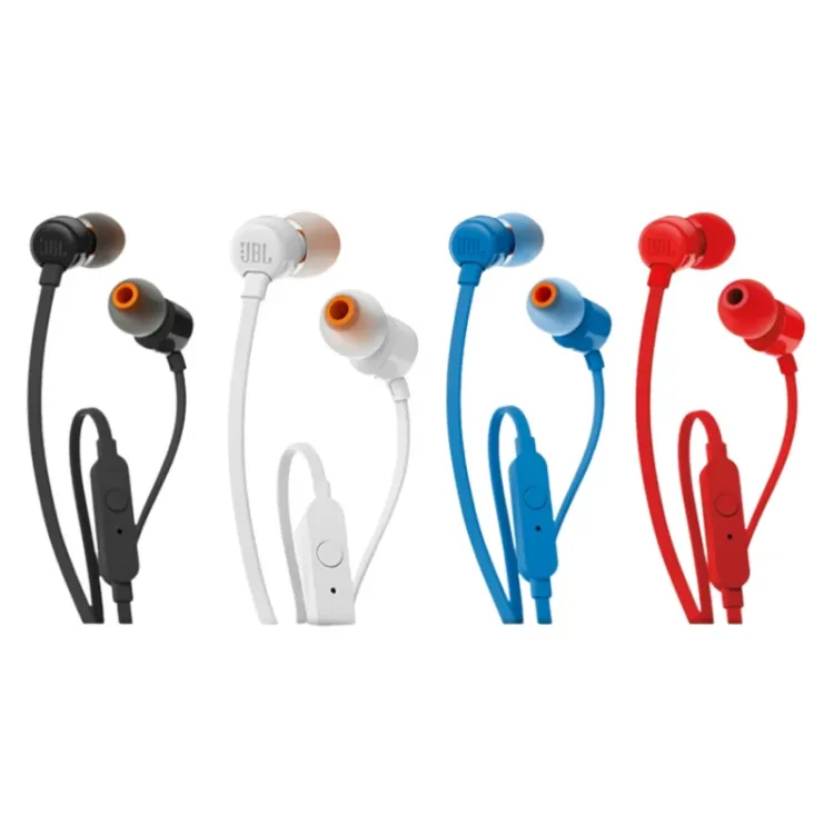 Slika JBL slušalice s mikrofonom T110 bijele