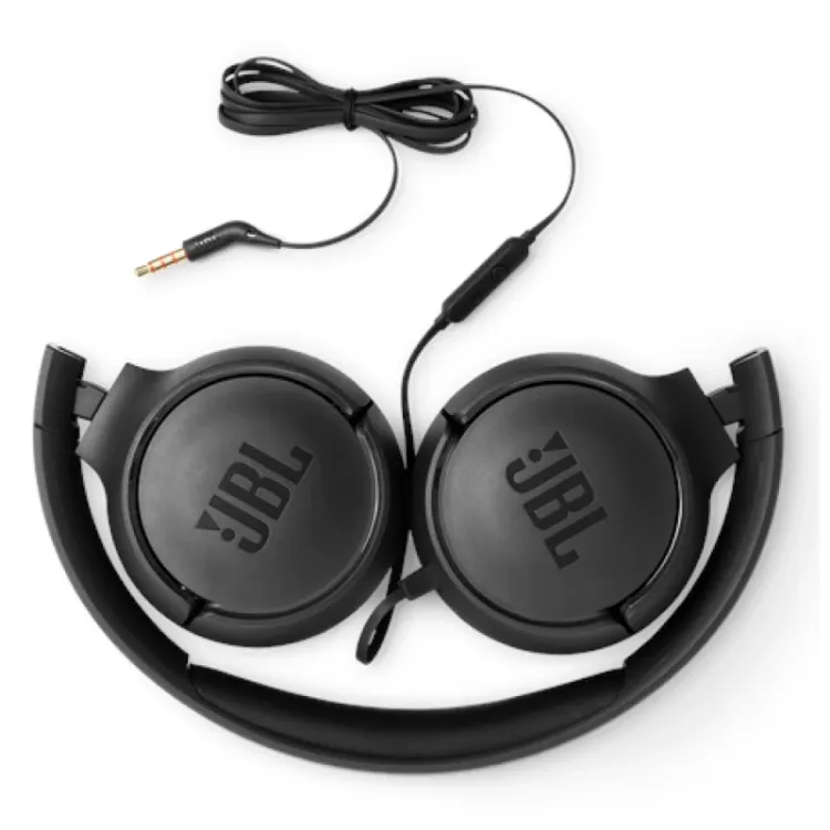 Alles JBL slušalice s mikrofonom T500 crne