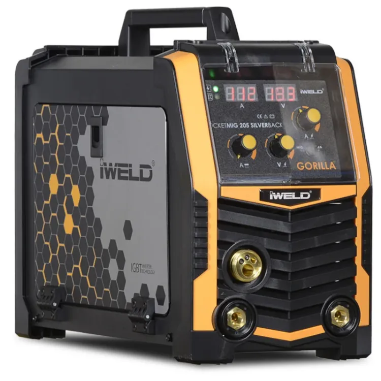 Alles IWELD inverter aparat za zavarivanje GORILLA POCKETMIG 205 SILVERBACK