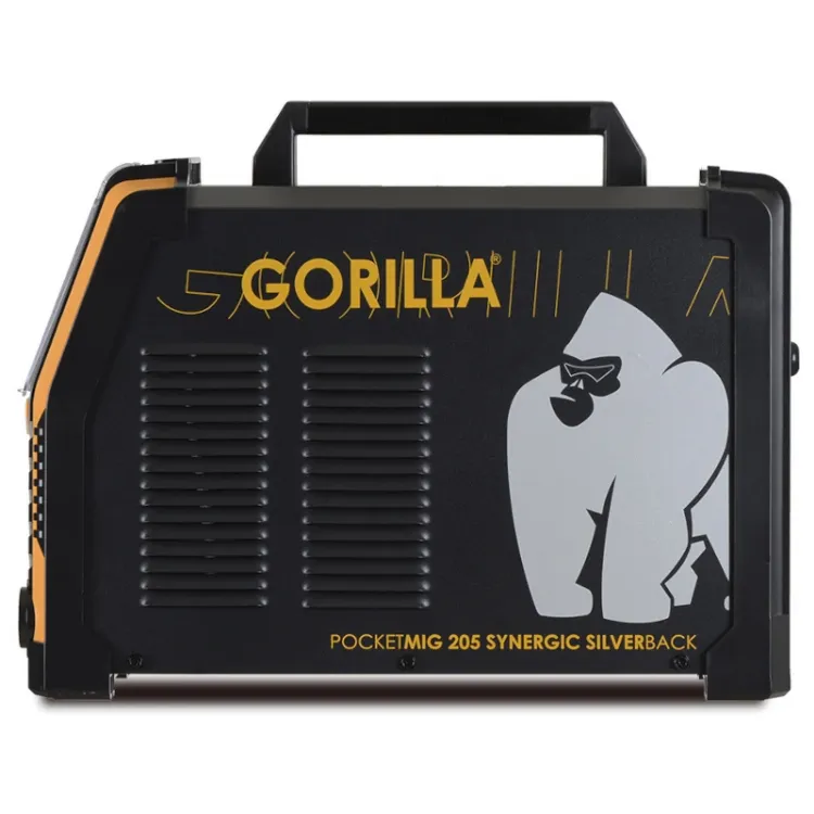 Alles IWELD inverter aparat za zavarivanje GORILLA POCKETMIG 205 SYNERGIC SILVERBACK