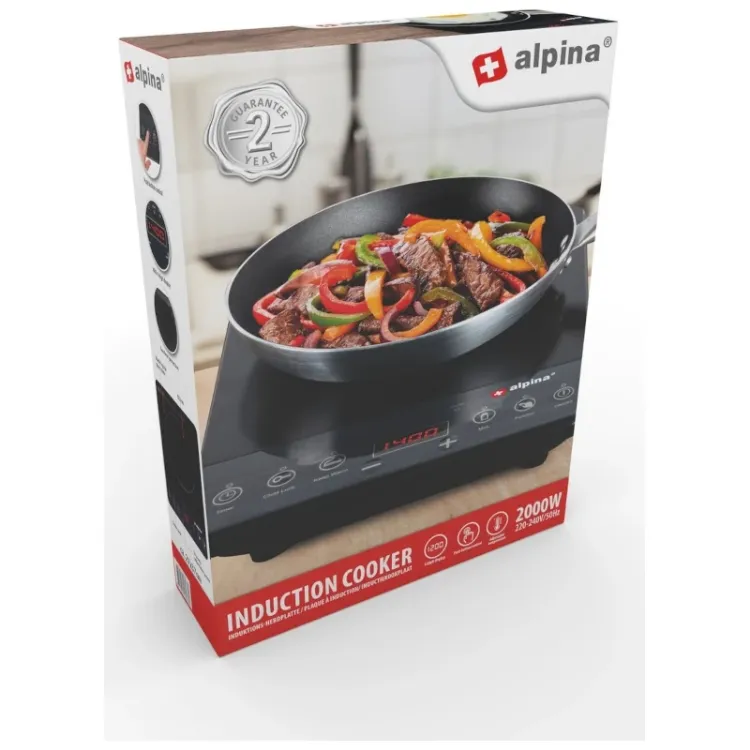 Alles ALPINA indukcijsko kuhalo 1 kolo