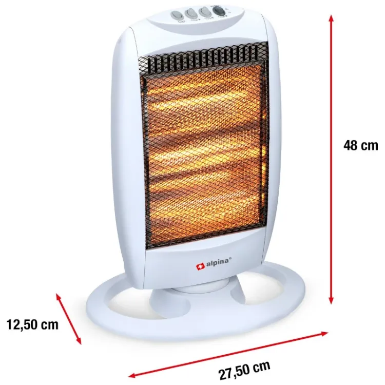 alles ALPINA grijalica halogena 1200W
