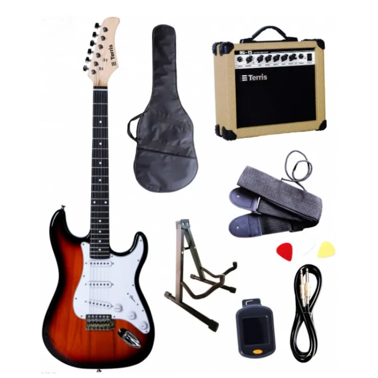 Alles TERRIS električna gitara TEP1SB SET_1