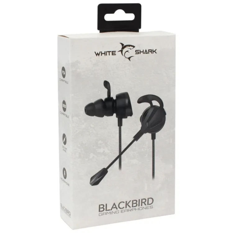 Alles WHITE SHARK slušalice GE-537 BLACKBIRD