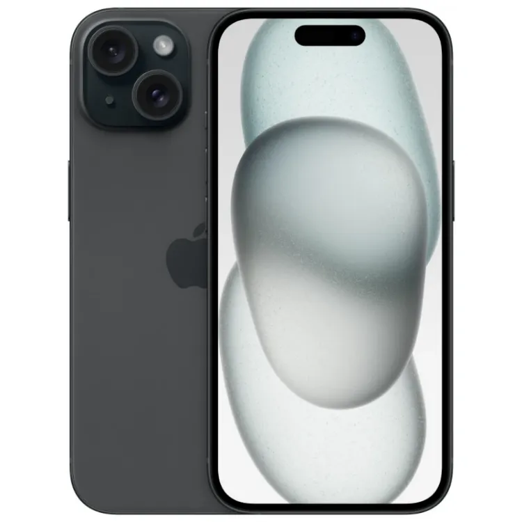 Alles APPLE mobilni telefon IPHONE 15 128GB crni
