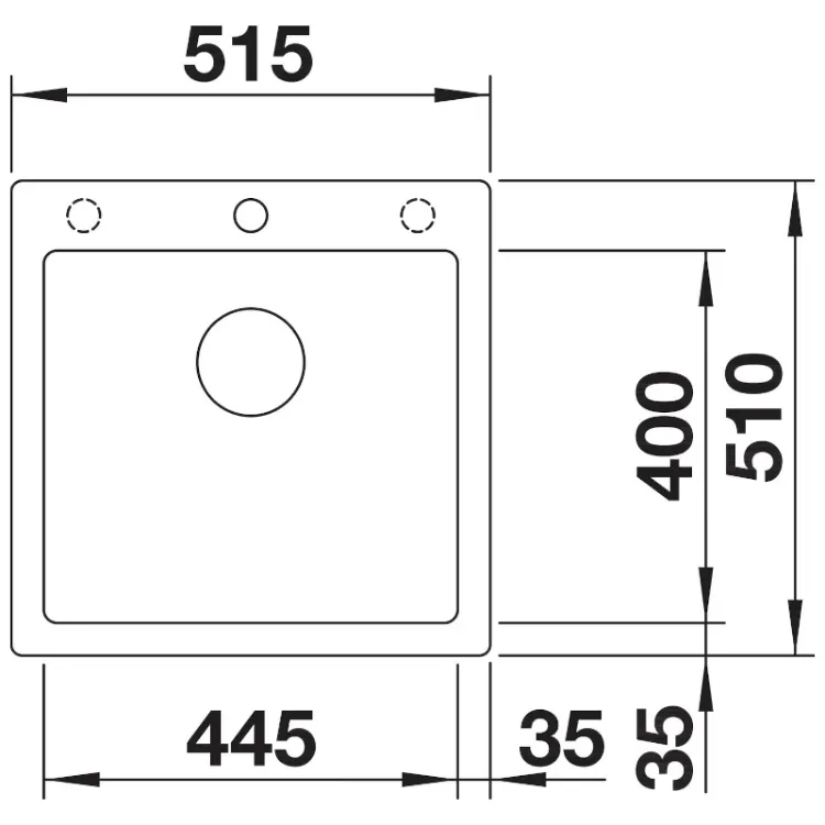 Alles BLANCO sudoper PLEON 5 crni