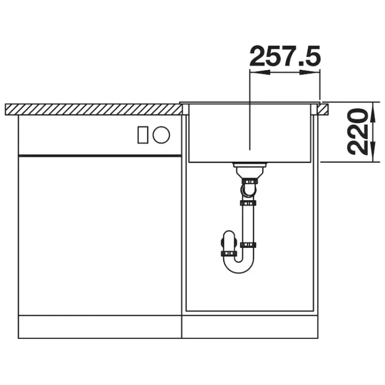 Alles BLANCO sudoper PLEON 5 crni