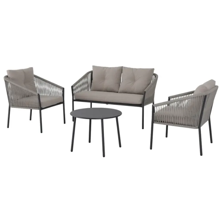 Alles Vrtni set POSH 4-djelni s jastucima