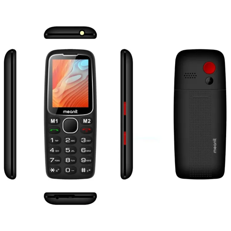 Alles MEANIT mobilni telefon SENIOR 10 PLUS CRNI