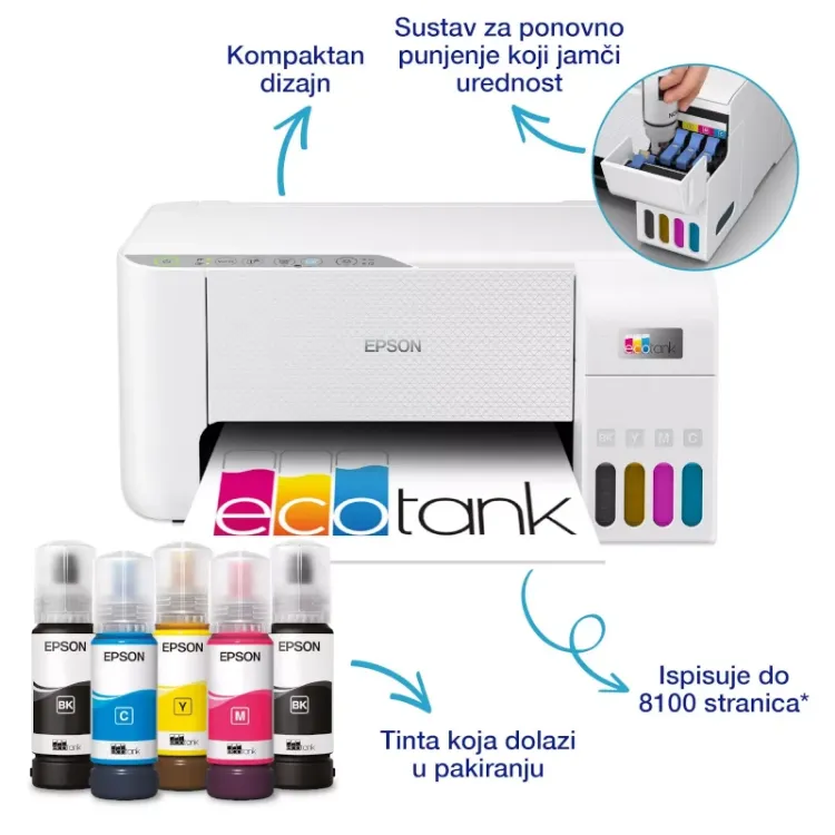 Alles EPSON pisač L3276 EcoTank