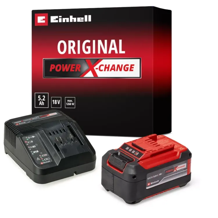Alles EINHELL punjač i baterija 18V 5,2Ah PXC Starter Kit