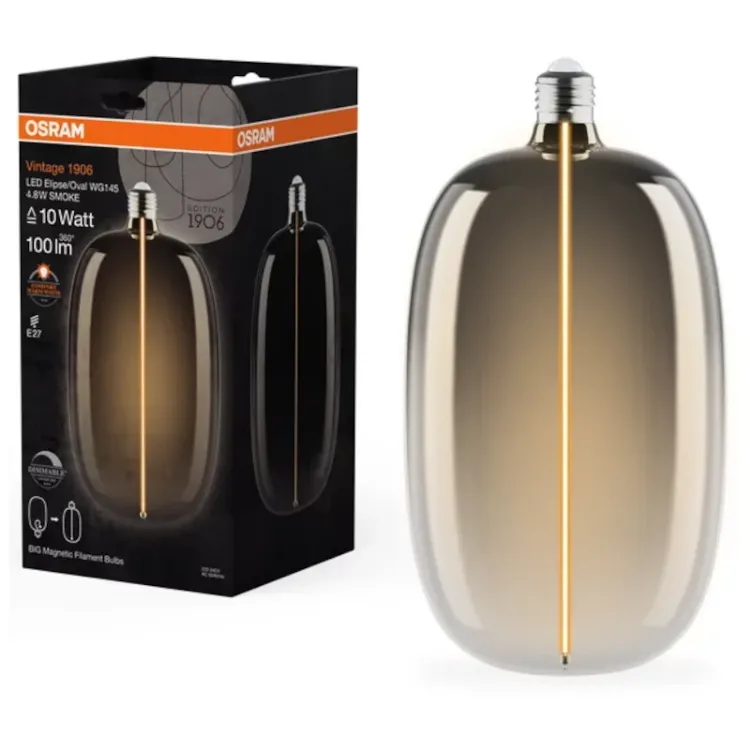 Alles OSRAM LED žarulja Vintage 1906 BIG ELIPSE OVAL 10 4.8W/1800K E27
