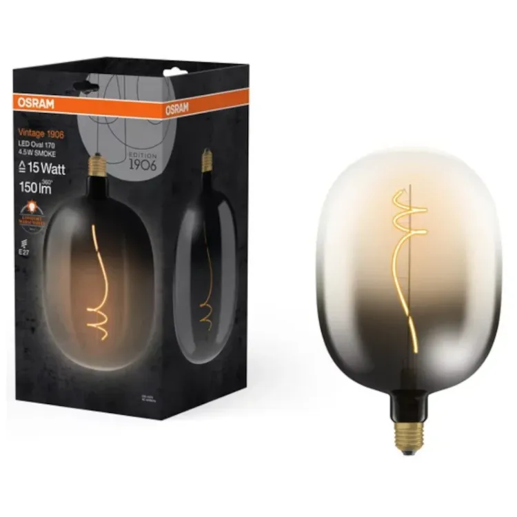 Alles OSRAM LED žarulja Vintage 1906 BIG OVAL 10 4.5W/1800K E27