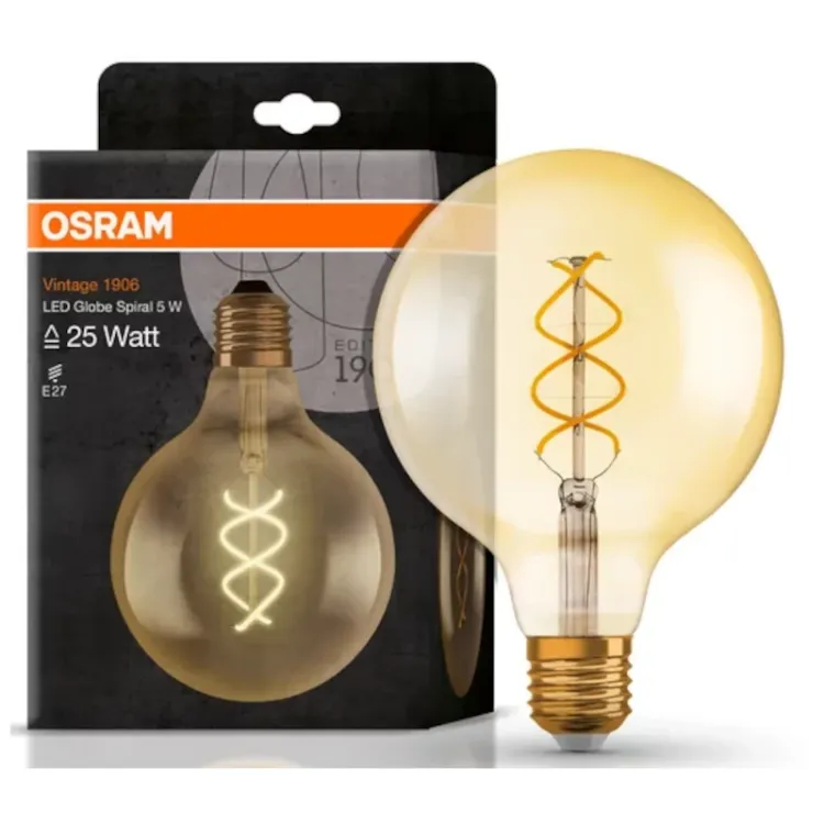 Alles OSRAM LED žarulja Vintage 1906 GLOBE 4W/2000K E27