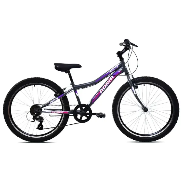 Alles ADRIA bicikl STINGER 24" SIVO LJUBIČASTI