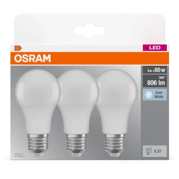 Alles OSRAM LED žarulja CLAS A 60 8W/4000K 3/1