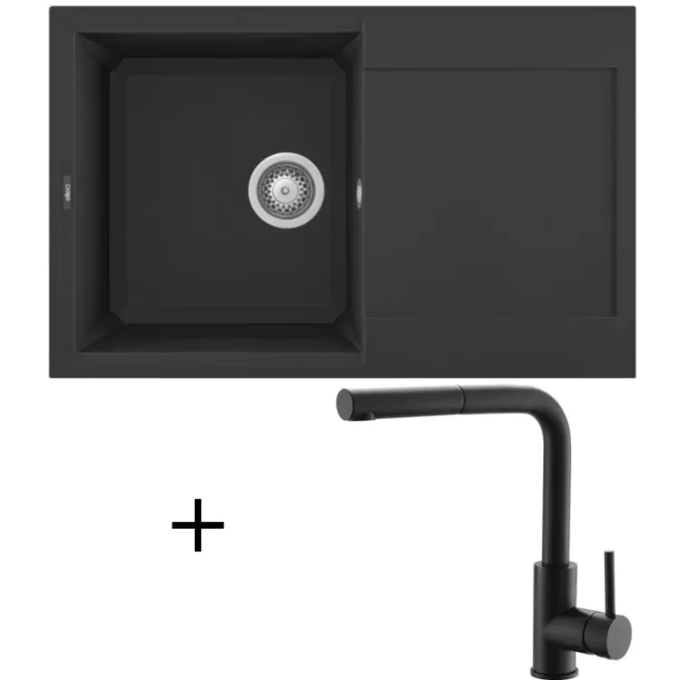 Alles ELLECI sudoper EASY 300 + slavina ZORA PLUS BLACK MAT