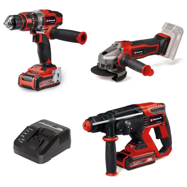 Alles EINHELL set aku alata TE-TK 18/3 LI+2(CD+AG+HD)