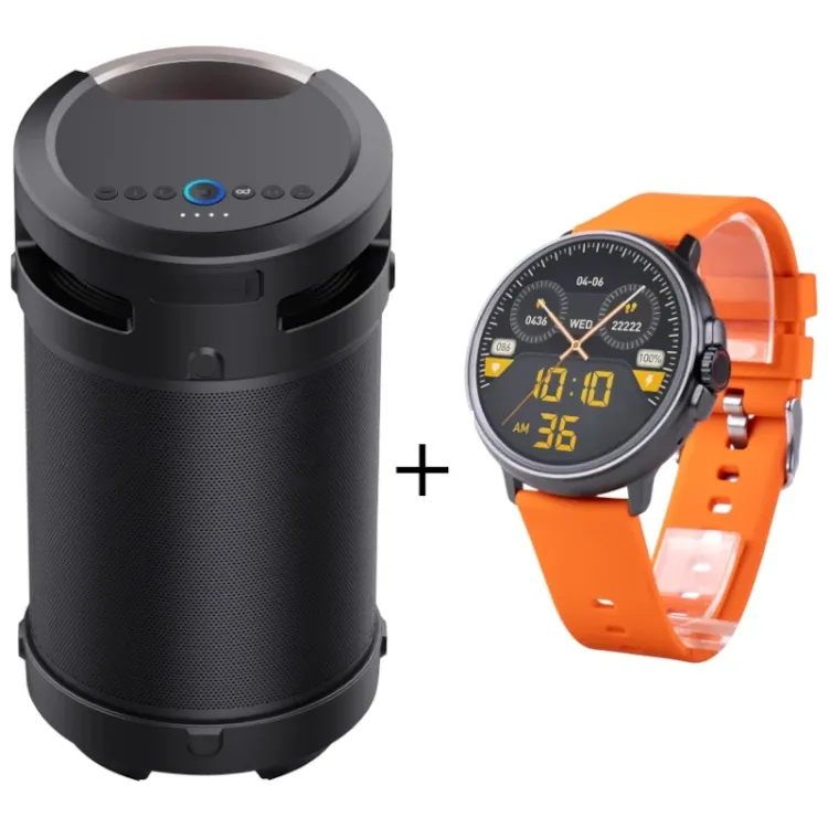 Alles VIVAX bluetooth zvučnik BS-700 + pametni sat LIFE PRO 2 narančasti