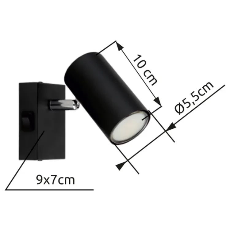 Alles GLOBO zidna svjetiljka ROBBY 57911-1B