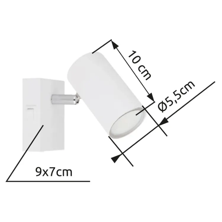 Alles GLOBO zidna svjetiljka ROBBY 57911-1W