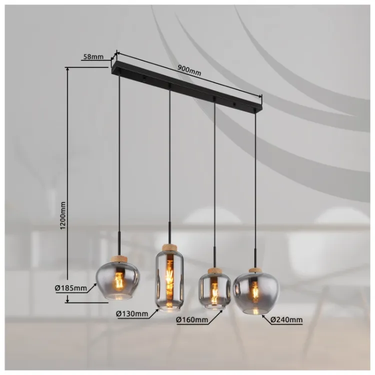 Alles GLOBO visilica MATT 15549-4H