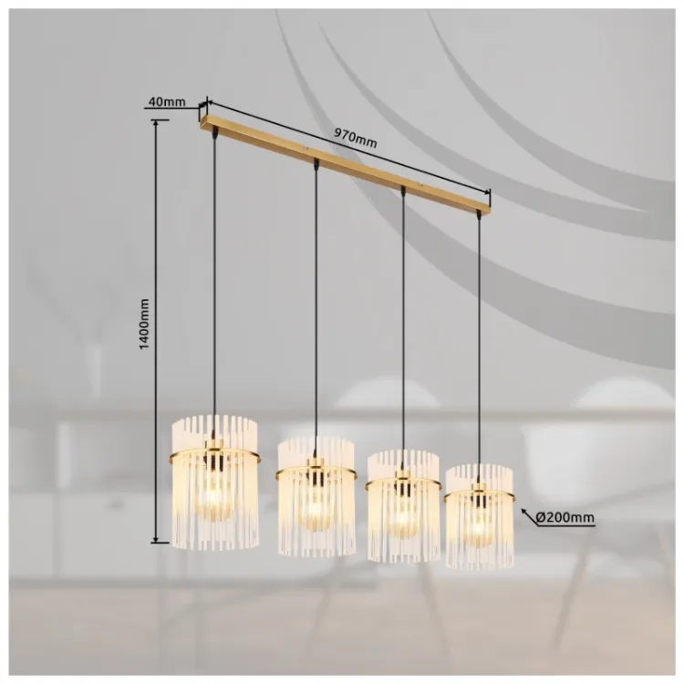 Alles GLOBO visilica GORLEY 15698-4HM