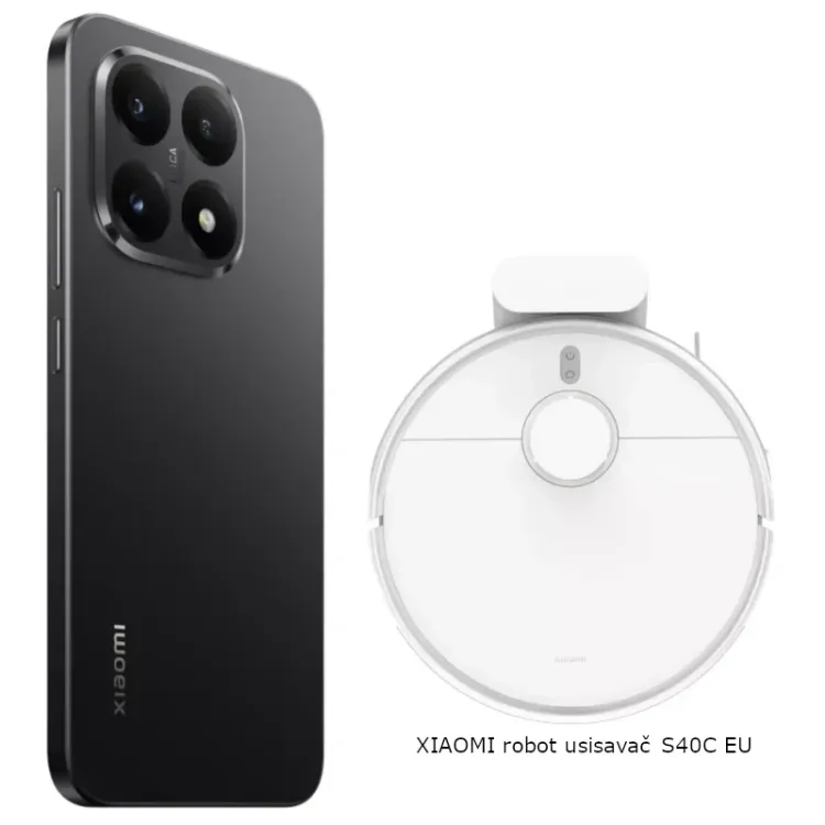 Alles XIAOMI mobilni telefoni 15T 12/512GB CRNI + XIAOMI robot usisavač S40C EU
