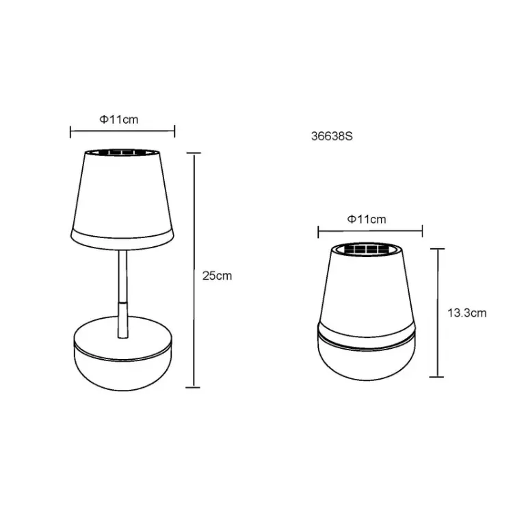 Alles GLOBO LED stolna solarna svjetiljka 36638S