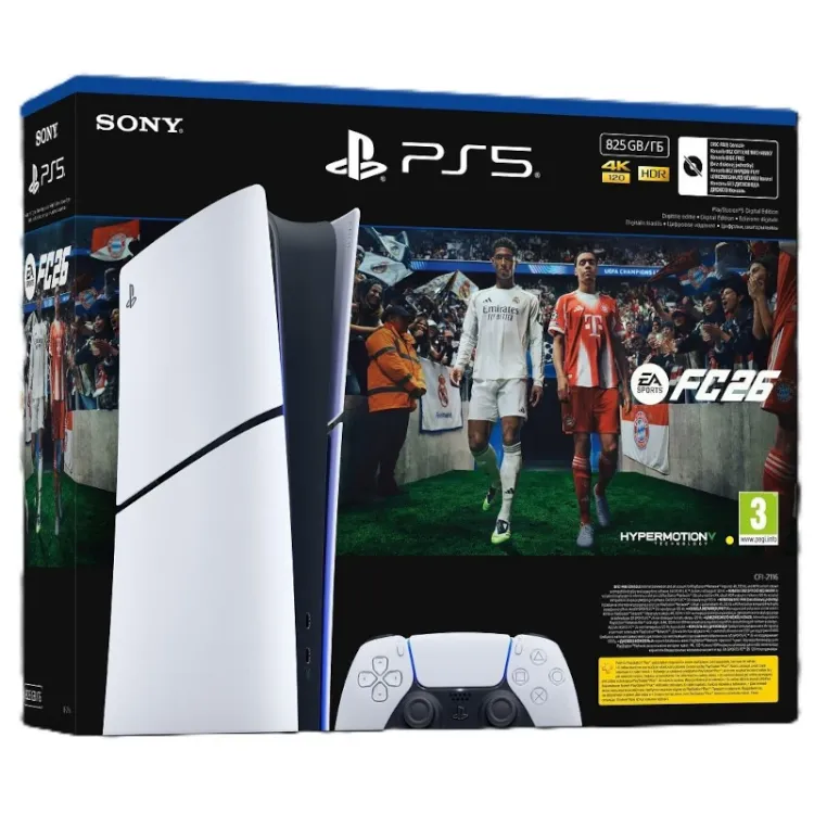 Alles PLAYSTATION 5 Slim Digital Edition E chassis + EA Sports FC 26 VCH