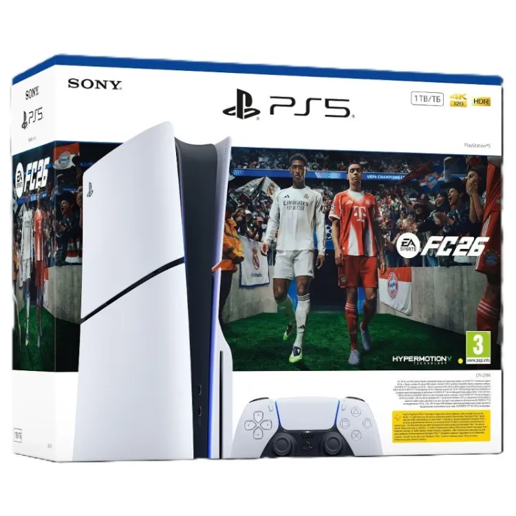 Alles PLAYSTATION 5 Slim E chassis + EA Sports FC 26 VCH