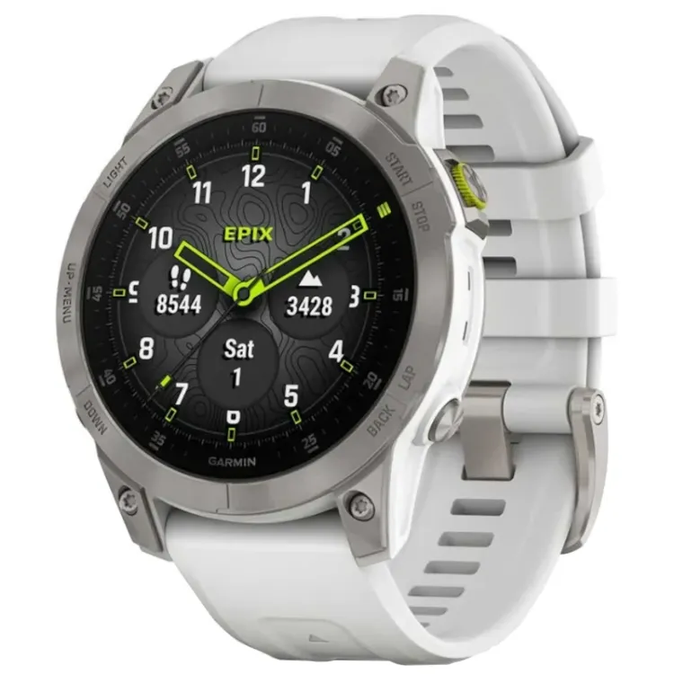 Alles GARMIN pametni sat EPIX Gen 2 SAPPHIRE 47mm White Titanium