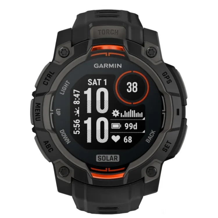 Alles GARMIN pametni sat INSTINCT 3 SOLAR 45mm Black