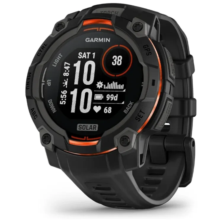 Alles GARMIN pametni sat INSTINCT 3 SOLAR 45mm Black