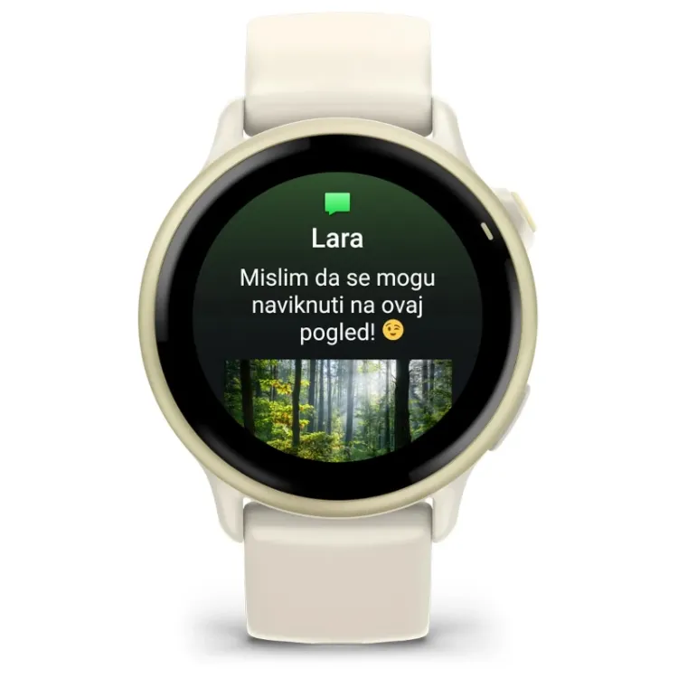 Alles GARMIN pametni sat VIVOACTIVE 6 Bone/Lunar Gold