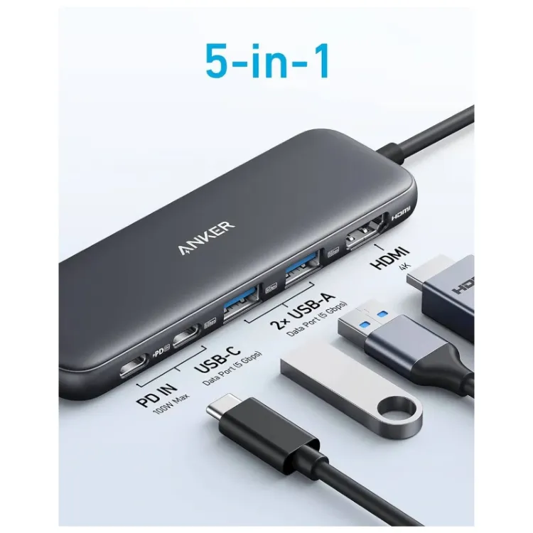 Alles ANKER USB-C hub 5u1