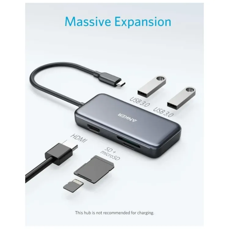Alles ANKER USB-C hub 5u1 4K
