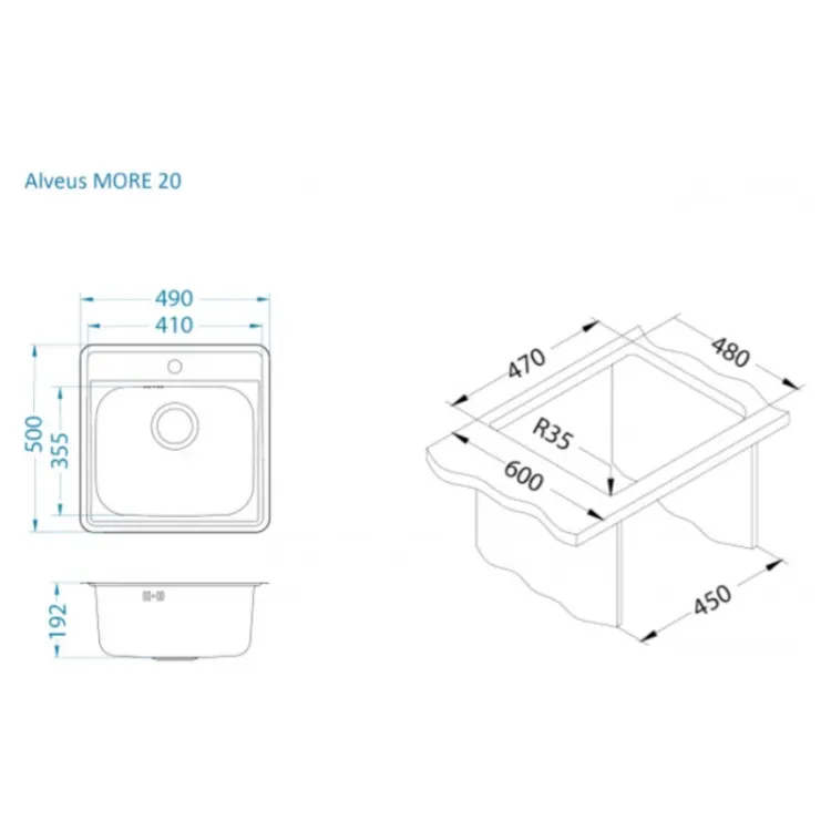 Alles ALVEUS sudoper MORE 20 + slavina JANA FLEX