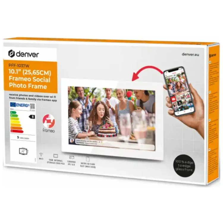 Alles DENVER okvir digitalni PFF-1037 BIJELI