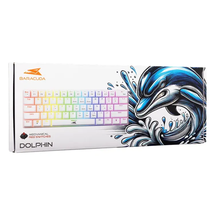 Alles BARACUDA tipkovnica gaming Dolphin BGK-03211 bijela