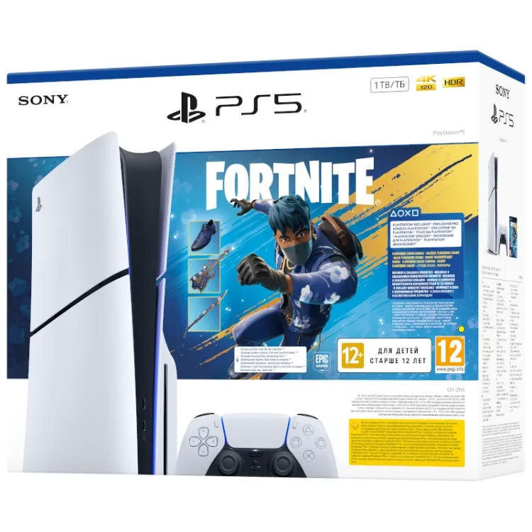 Alles PLAYSTATION 5 Slim E chassis + Fortnite Flowering Chaos VCH