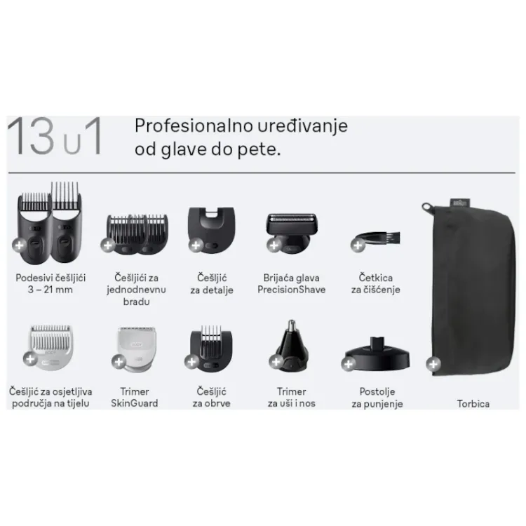 Alles BRAUN višenamjenski podrezivač ALL IN ONE 7560