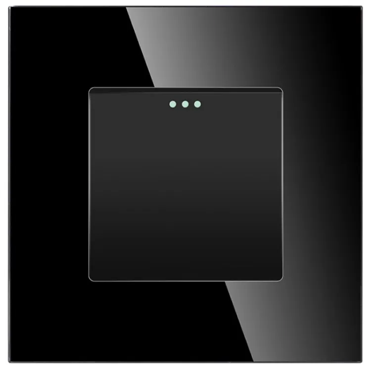 Alles DESIGN LINE jednopolni mehanički prekidač s indikacijom CRNI